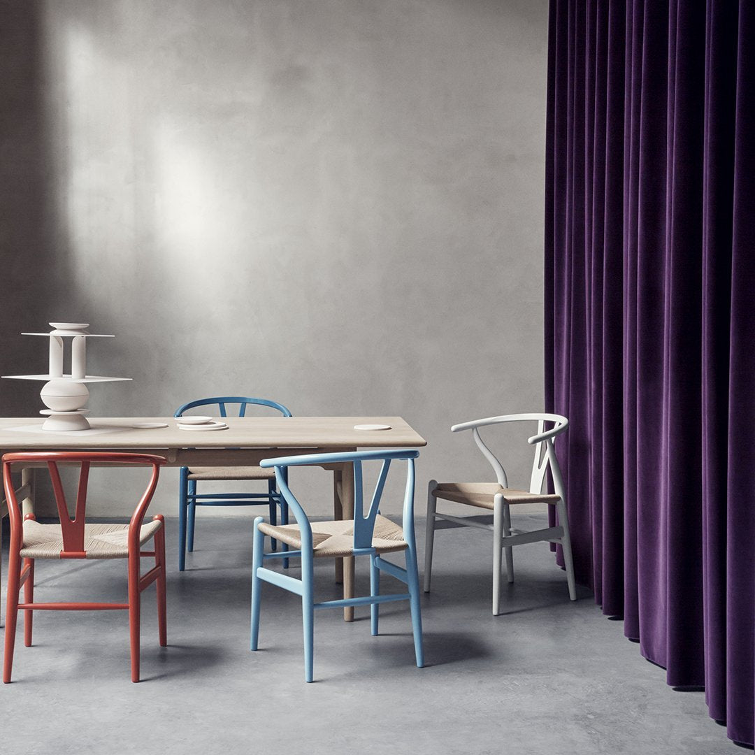 CH24 Wishbone Chair - Modern Scandinavian Dining Chair in Soft Colors | Perfect for Dining Rooms, Kitchens, and Home Offices