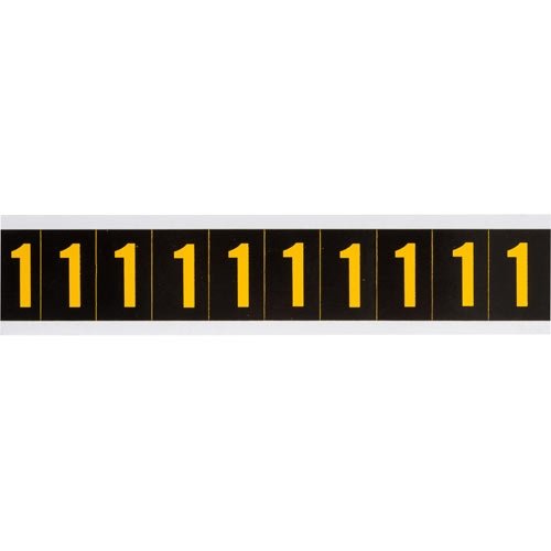 Brady 7890-1 Utility Number and Letter Cards (Pack of 50) - Durable Identification Tags for Electrical Panels, Pipe Marking & Industrial Equipment Labeling