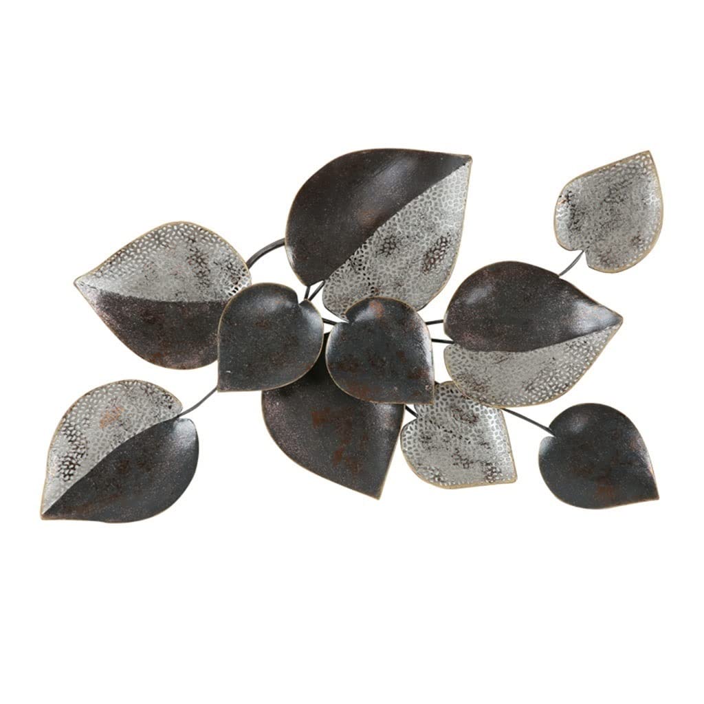 Zuyang Leaf Metal Wall Art - Abstract Modern Metal Wall Decor for Living Room, Bedroom, Home Decor - Perfect for Bohemian & Contemporary Interior Design Styles