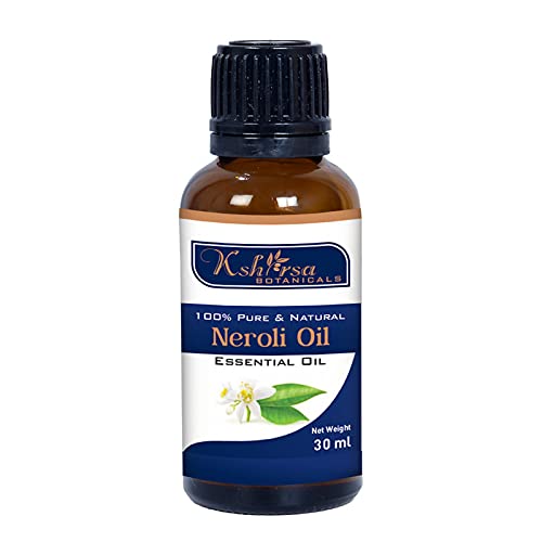 Pure & Premium Undiluted Neroli Essential Oil (Citrus Aurantium) - 100% Natural for Skin Care, Hair Treatment & Aromatherapy - Steam Distilled 30ml - Perfect for Massage, Diffuser & DIY Beauty Products