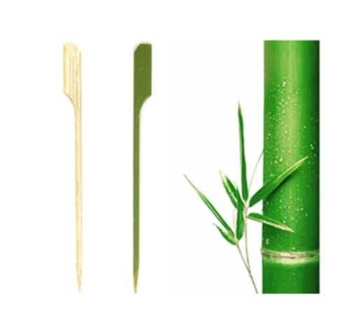260 Pack 3.5 Inch Bamboo Cocktail Picks - Reusable Wooden Skewers for Drinks, Appetizers, Fruit Kabobs, BBQ & Sandwich - Perfect for Party, Bar, Picnic & Home Entertaining