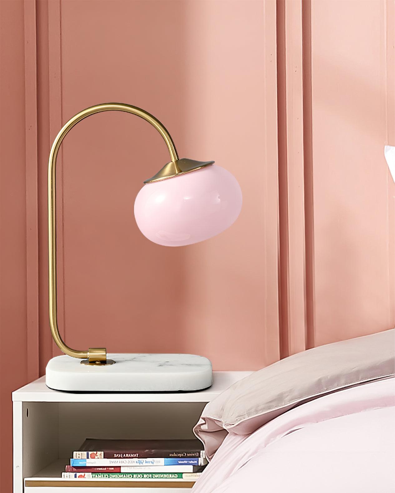 Cozy Marshmallow Table Lamp - Soft Glow Bedside Light for Kids & Nursery - Perfect for Bedrooms, Dorms, and Relaxing Nighttime Ambience