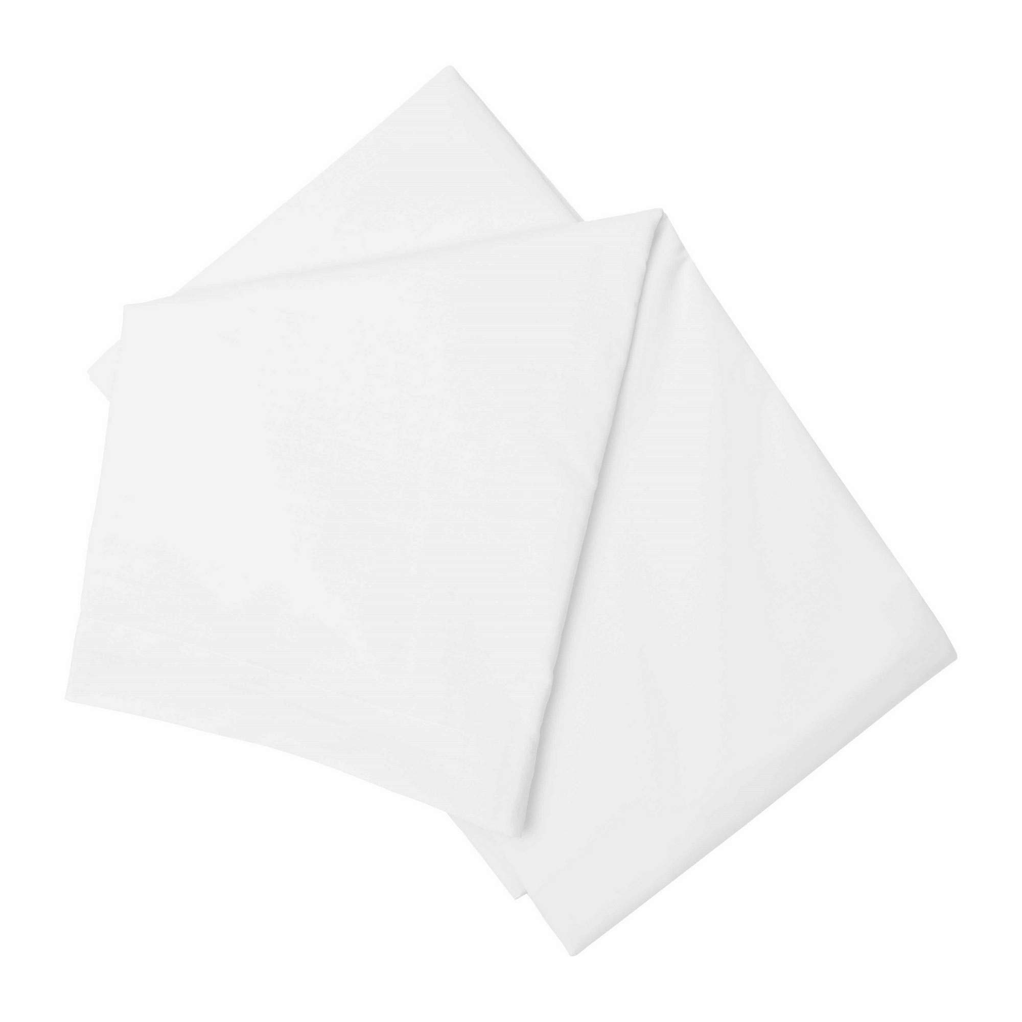 Belledorm Soft Brushed Cotton Flat Sheet - Full Size, Powder Pink - Luxurious Bedding for Comfortable Sleep & Home Decor