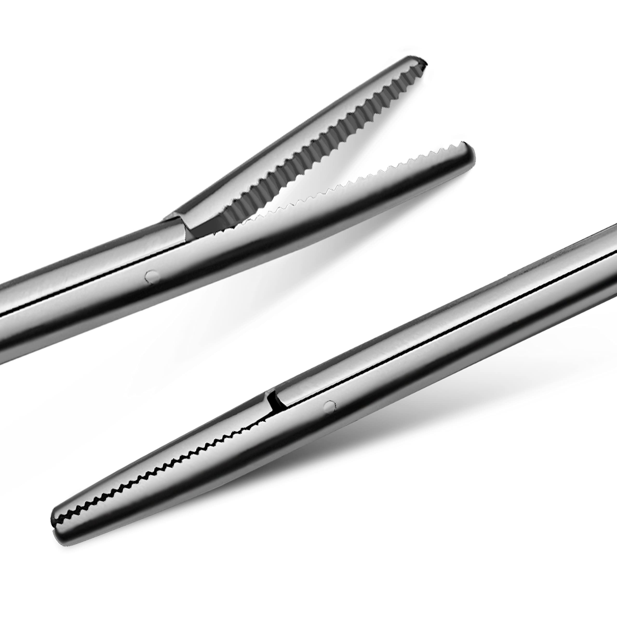 Alligator Ear Forceps for ENT Procedures - 3.5 Inch Curved Jaw, Non-Slip Grip, Fine-Tip Surgical Tool - Reusable & Easy to Clean - Perfect for Ear Wax Removal, Microsurgery, and Medical Examinations