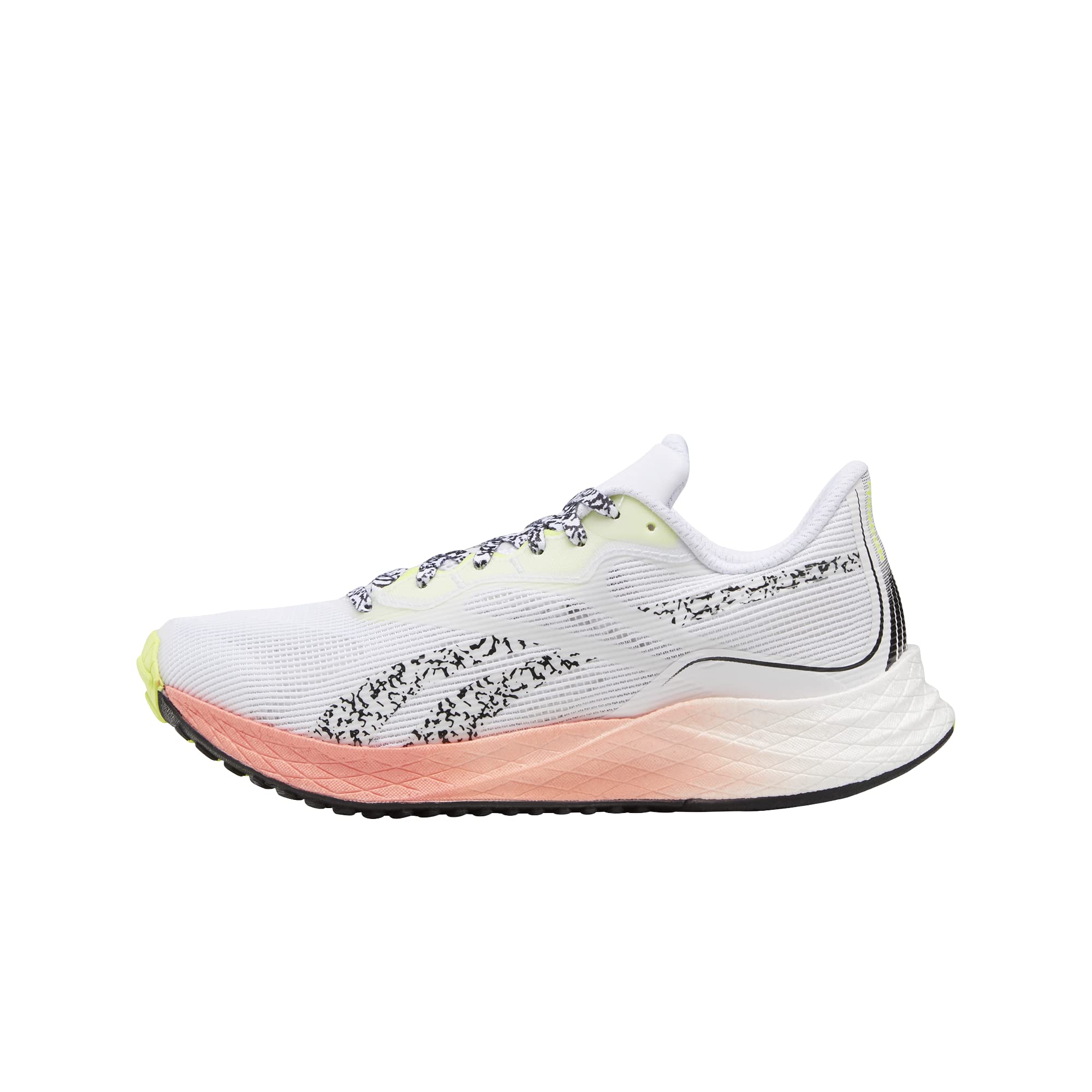 Reebok Women's FLOATRIDE Energy 3.0 Running Shoes - White/Twisted Coral/Digital Glow - Size 8.5 | Lightweight Cushioned Sneakers for Women | Perfect for Jogging, Gym Workouts & Daily Wear