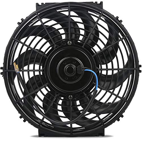 Upgraded 90W 12V Electric Radiator Cooling Fan - High Performance Reversible Thermo Cooler for Car & Truck Engines - 12 Inch Single Fan with Best CFM - Perfect for Overheating Prevention & Engine Cooling in Hot Weather