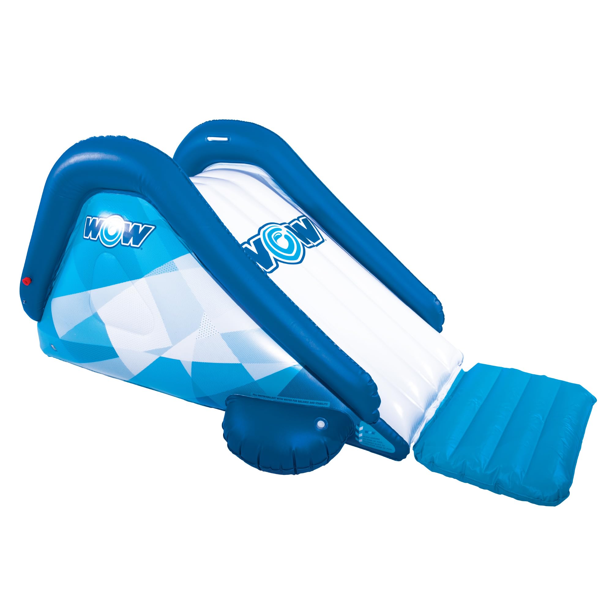 WOW Sports - Inflatable Party Pool Slide with Water Sprinkler - Blow Up Waterslide for Kids & Adults - Perfect for Backyard Summer Fun, Birthday Parties, and Family Gatherings