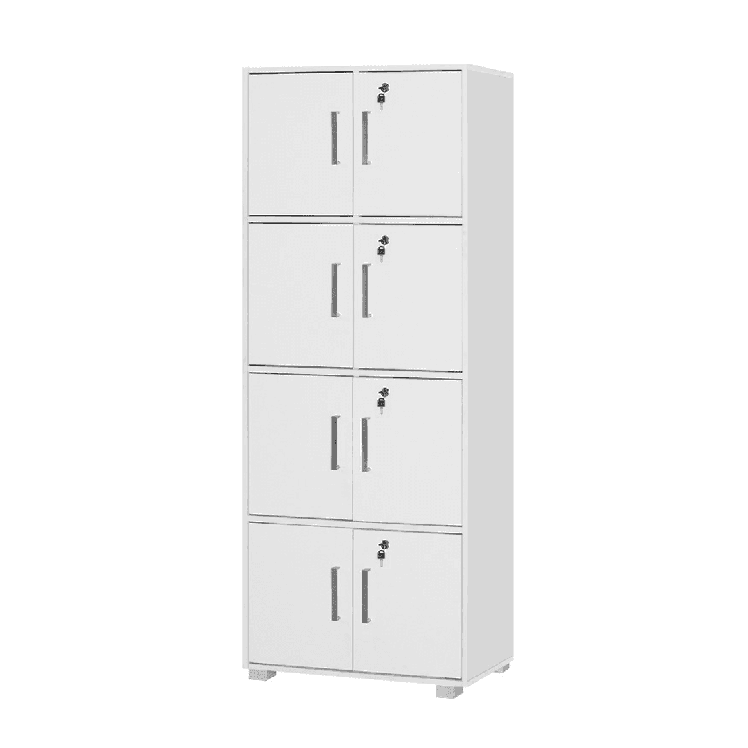 Koen II 4-Tier Storage Cabinet - Organize Home, Office, or Garage - Durable Shelving Unit for Closet, Pantry & Utility Room Storage