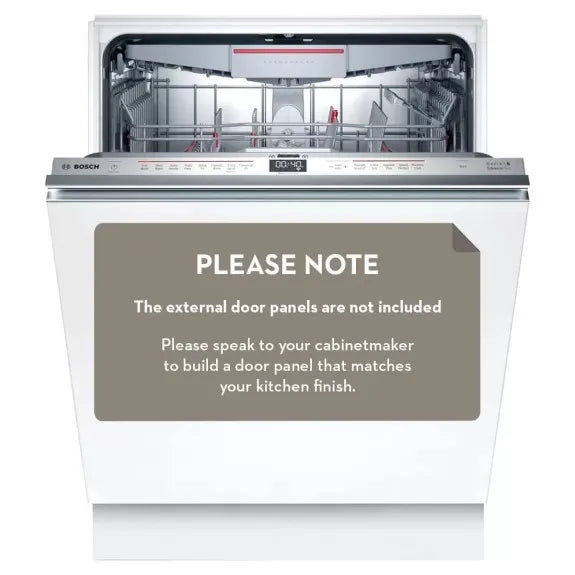 Bosch Series 6 60cm Built-In Dishwasher SMV6HCX01A - Energy Efficient, Ultra Quiet 44dB - Perfect for Kitchens, Apartments & Small Homes