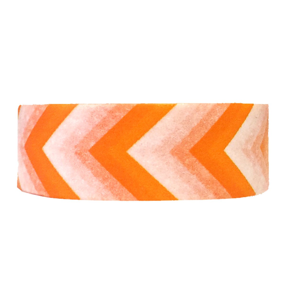 Wrapables Colorful Washi Masking Tape with Orange Arrow Design - Perfect for Scrapbooking, DIY Crafts, and Gift Wrapping