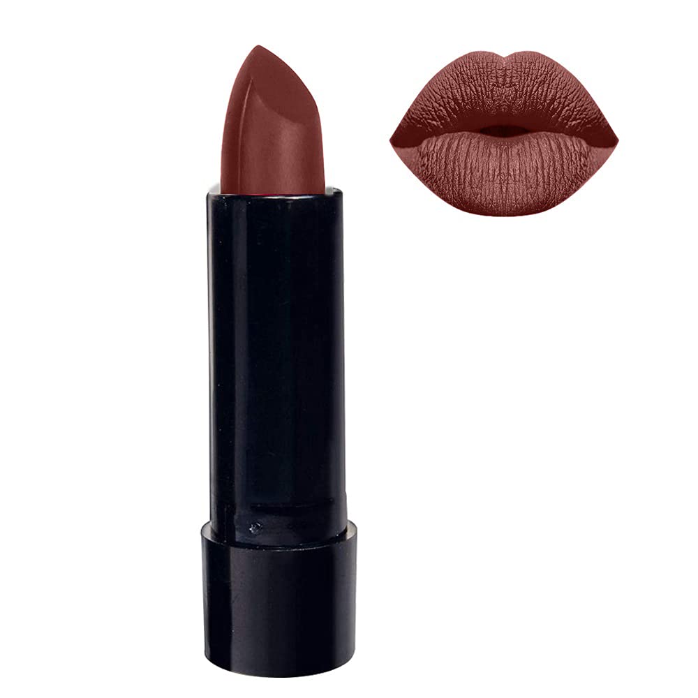 Krayons Cute Pop Matte Lipstick - Waterproof, Smudgeproof & Long Lasting Brick Red Lipstick (3.5g) for Everyday Wear, Parties & Special Occasions