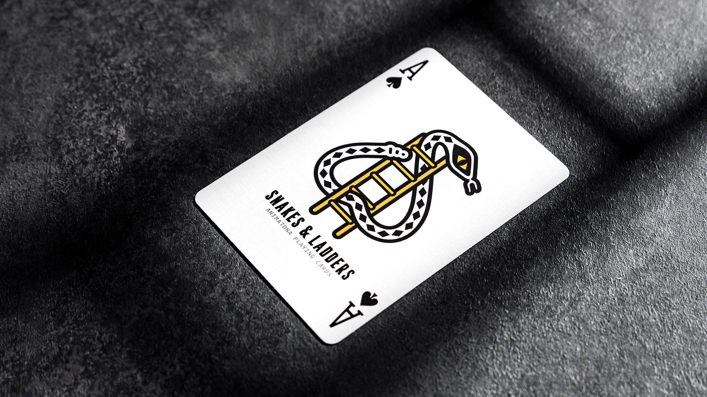 Snakes and Ladders Playing Cards - Classic Board Game for Family Fun, Kids' Educational Toy & Travel Entertainment | Perfect for Game Nights, Classroom Activities & Road Trips