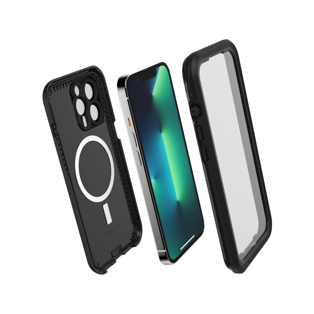 Otterbox Lifeproof Fre MagSafe Waterproof Protective Case for iPhone 13 Pro - Black | Shockproof & Drop Proof | Perfect for Outdoor Adventures, Hiking & Travel