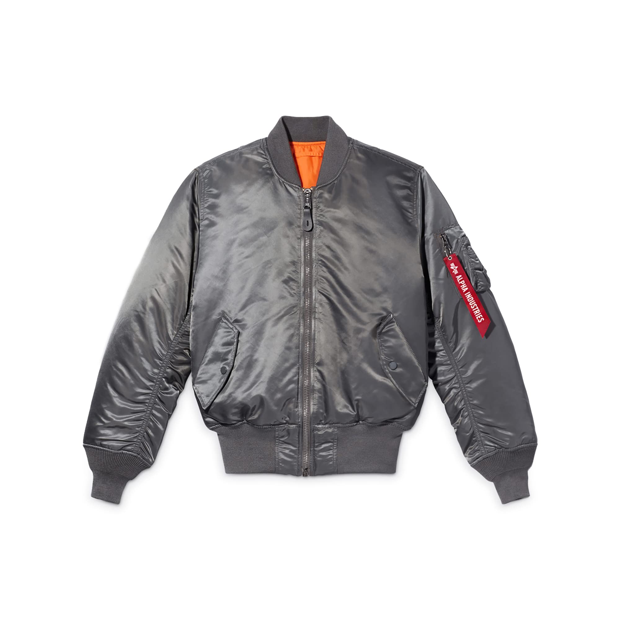 Alpha Industries MA-1 Bomber Flight Jacket for Men - Classic Military Pilot Jacket with Water-Resistant Nylon - Perfect for Aviation Enthusiasts & Streetwear Fashion