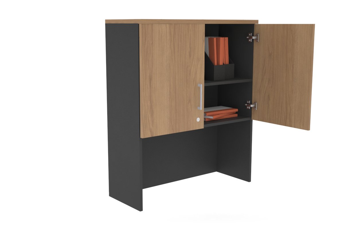 Open Hutch with Shelves and Small Doors - 31.5