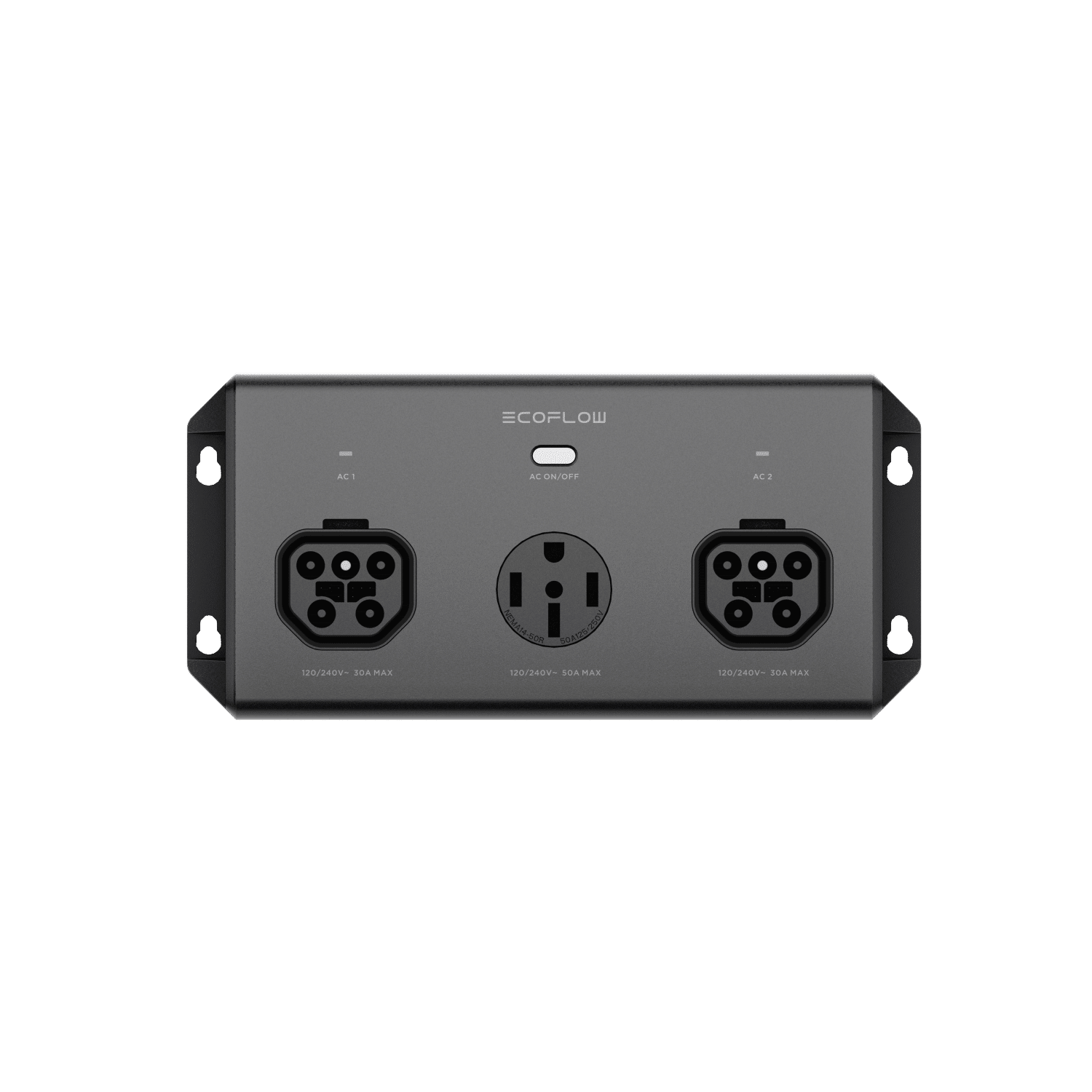 EcoFlow 50 Amp Power Hub - Smart Home & RV Power Distribution Center for Solar Generators | Perfect for Off-Grid Living, Camping & Emergency Backup Power