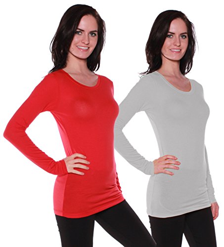 2 Pack - H Gray, Red