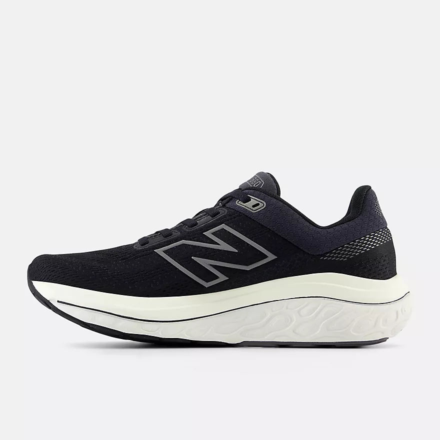 New Balance Women's Fresh Foam X 860v14 Running Shoes - D Width, Black/Phantom/Angora - Stability & Cushion for Long Distance Running, Jogging, and Workouts