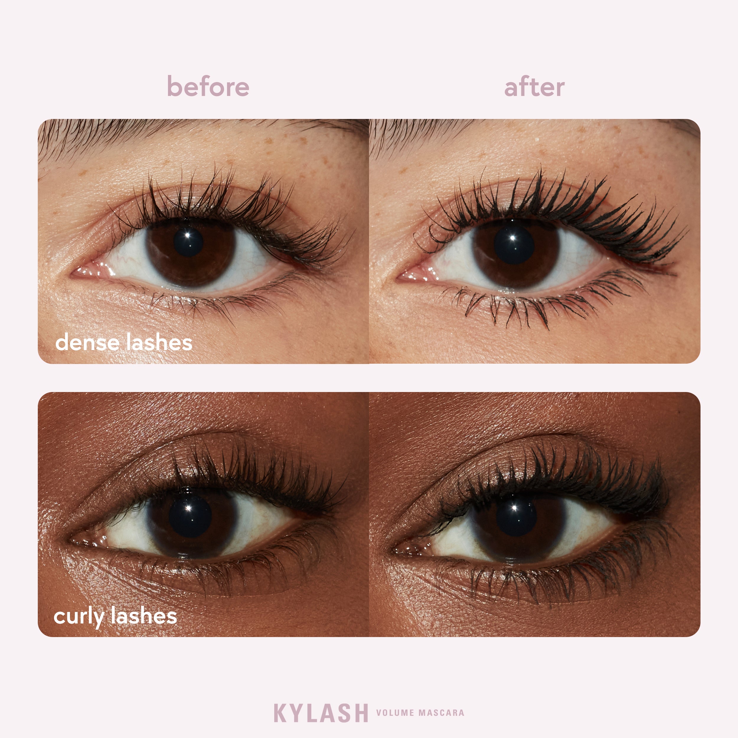 Kylash Volumizing Mascara for Long Lashes - Waterproof & Smudge-Proof - Perfect for Day to Night Makeup Looks