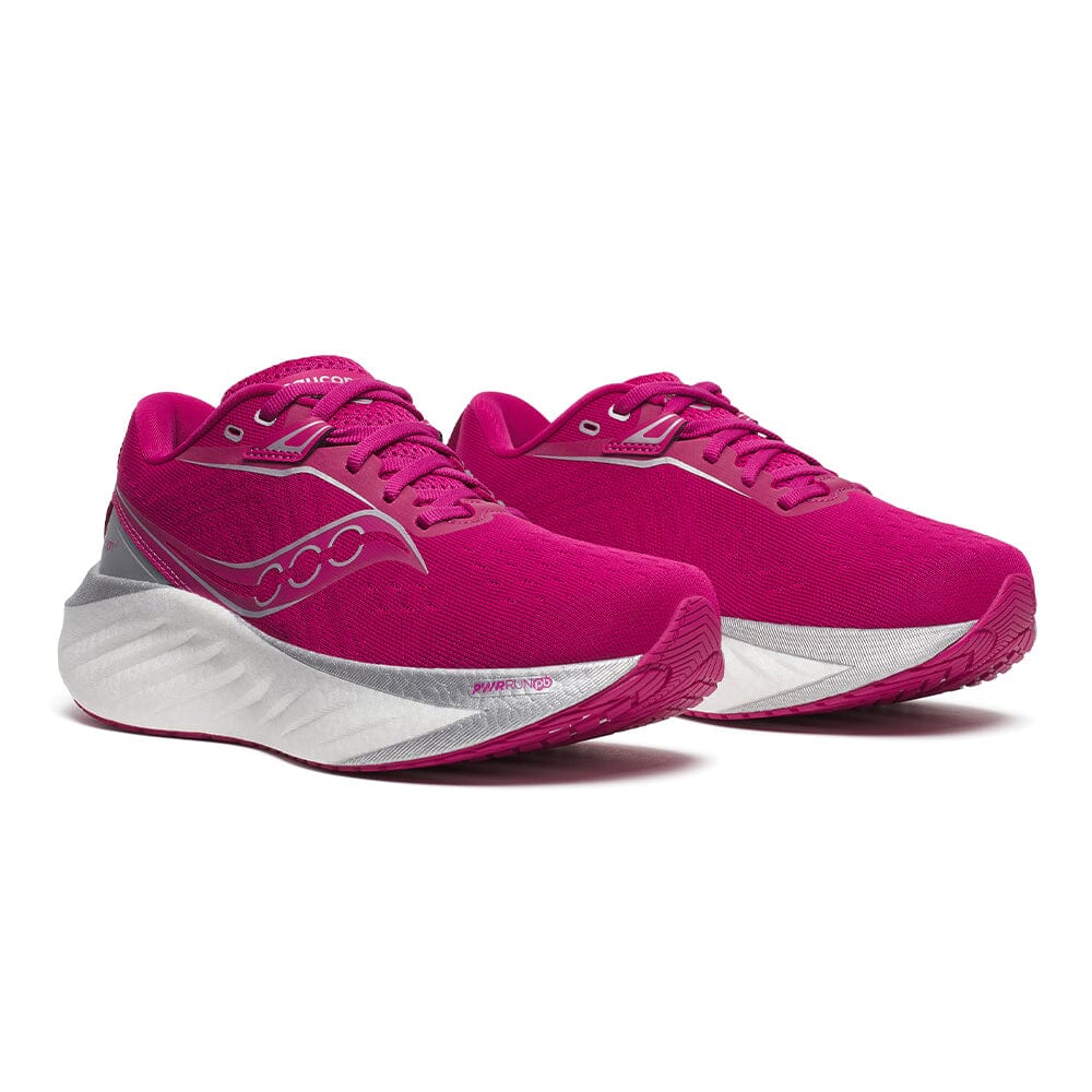 Saucony Women's Triumph 22 Running Shoes - Lightweight Cushioned for Long Distance & Marathon Training - Perfect for Road Running, Gym Workouts & Daily Jogging