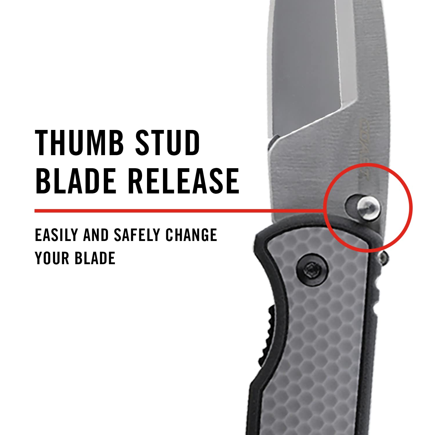 Coast SHIFT EDC Pocket Knife with Replaceable Blades - Compact Folding Knife for Everyday Carry, Outdoor Adventures & Survival Gear