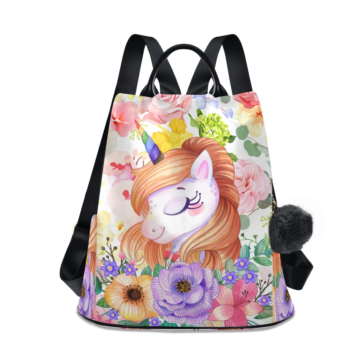 UMIRIKO Cute Unicorn Backpack Purse for Women & Girls - Stylish Travel Bag, School Backpack, Daypack for College, Work, Hiking & Daily Use (2023 Model)