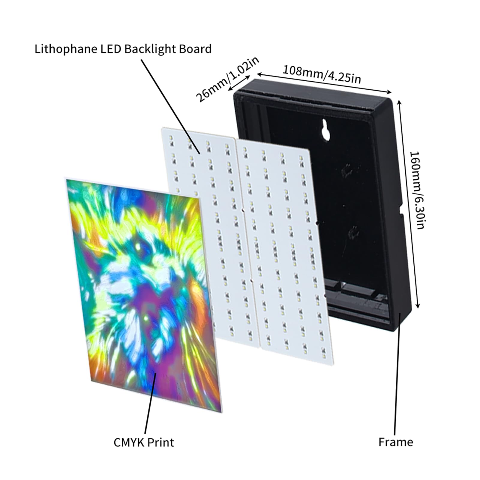 ljhnba 3D Printer LED Light Board Kit - High Brightness Replacement Panel for Photo Models, Lab Lighting & 3D Printed Lamps | Perfect for Enhanced Printing Projects, DIY Crafts, and Home Decor