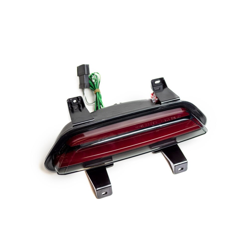Ford Mustang 2015-2017 Rear Bumper LED Smoked Center Fender Light Kit - Upgrade Your Mustang's Rear Style for Night Driving & Car Shows