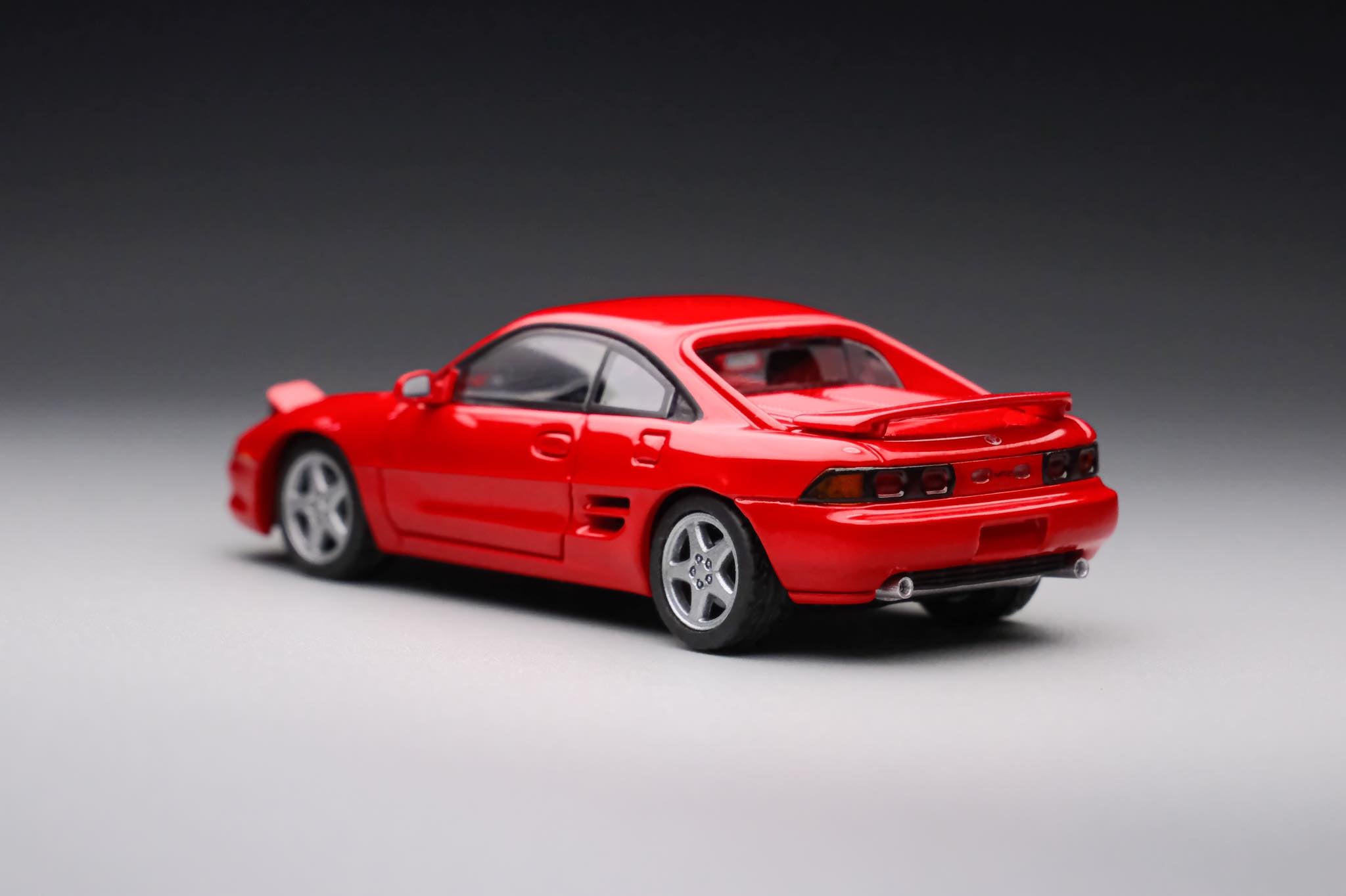 Peako Models 1:64 Scale Diecast Toy Car - 1996 Toyota MR2 SW20 Red with Pop-Up Headlights - Perfect for Collectors, Display, and Toy Car Racing Enthusiasts