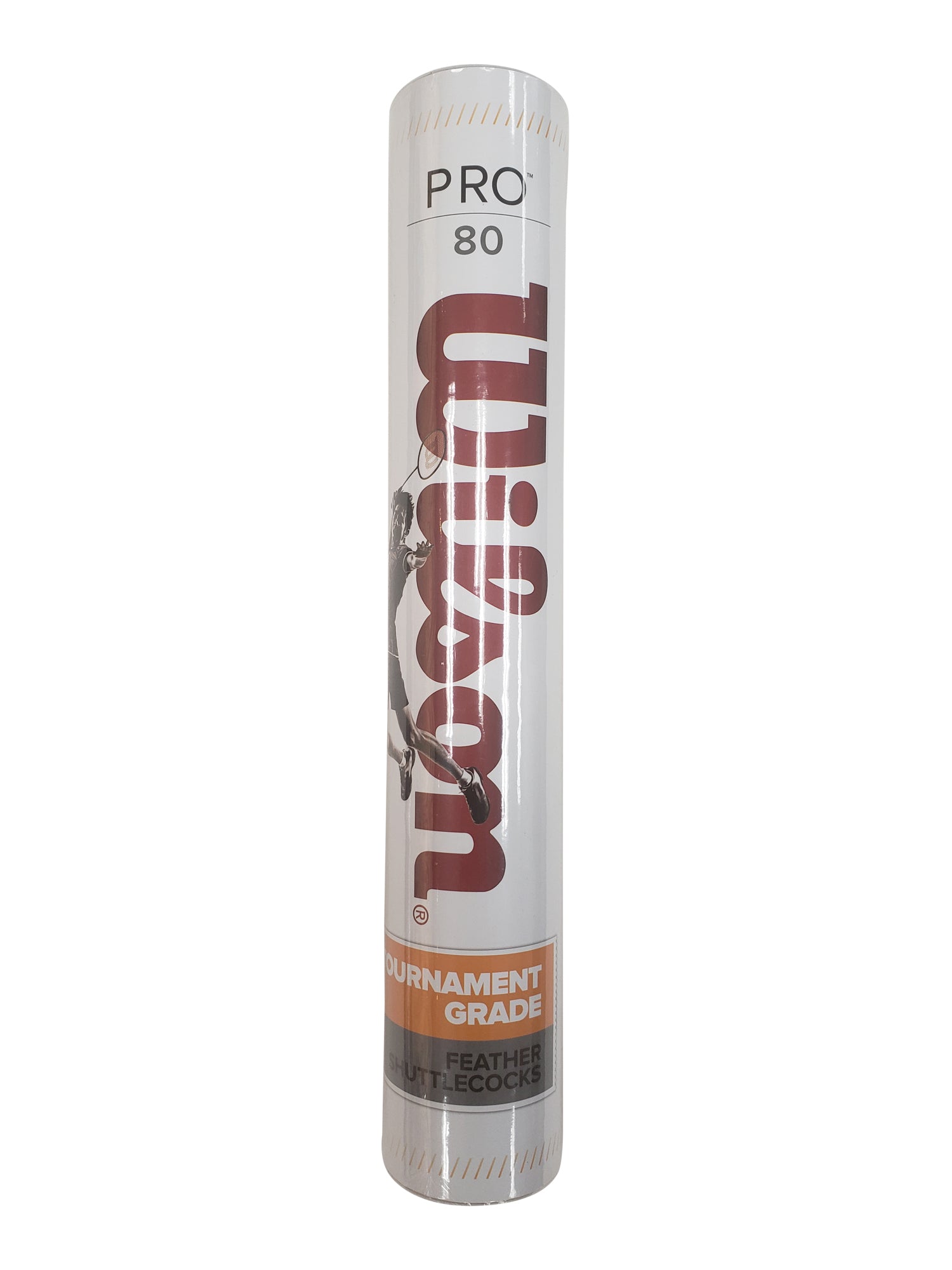 Wilson Pro 80 Badminton Shuttlecocks - Premium Feather Shuttlecocks for Professional & Recreational Play - Perfect for Tournaments, Training & Backyard Games