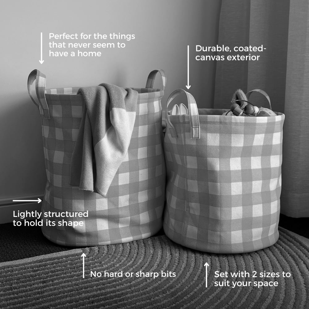 Premium Leopard Print Handy Hampers Set - Stylish Storage Baskets for Home Organization, Laundry, Toys & Nursery Decor