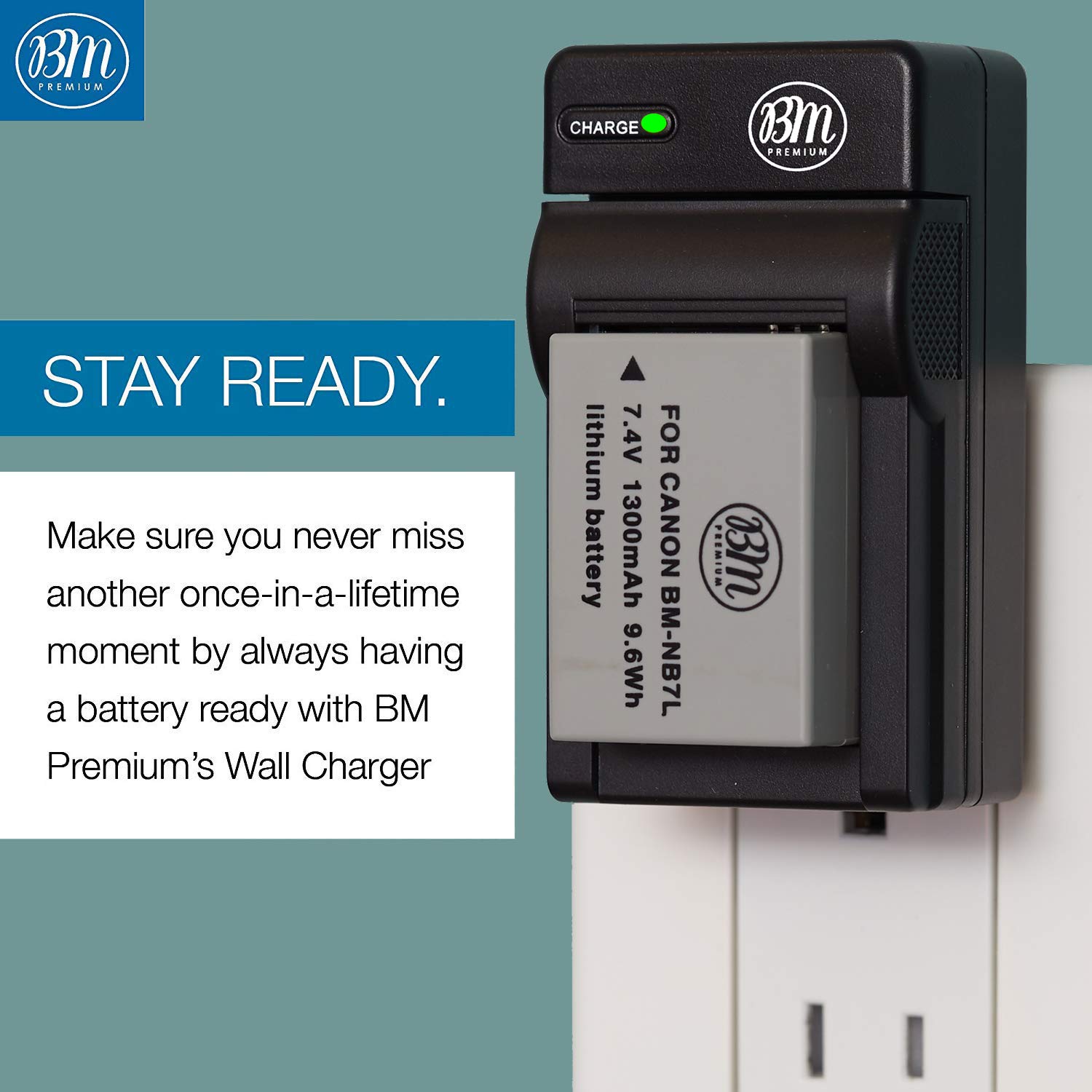 Canon NB-7L Battery & Charger Kit (2-Pack) - Compatible with PowerShot G10, G11, G12, SX30 IS Digital Cameras - Includes AC/DC Charger - Perfect for Travel Photography & Backup Power
