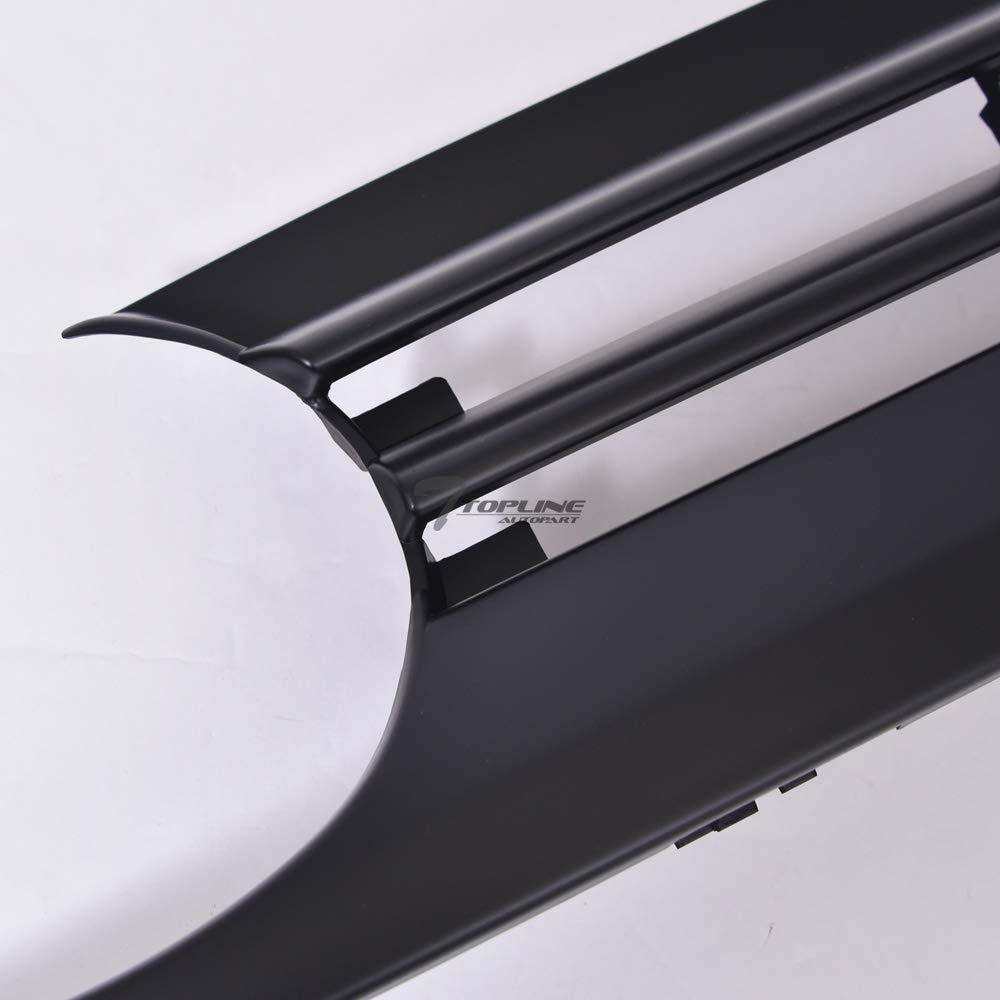 1993-1998 VW Golf GTI & 1995-1999 Cabrio MK3 Glossy Black Front Bumper Grille Replacement - Horizontal Style for Enhanced Airflow & Sporty Look | Perfect for Car Upgrades & Restoration Projects