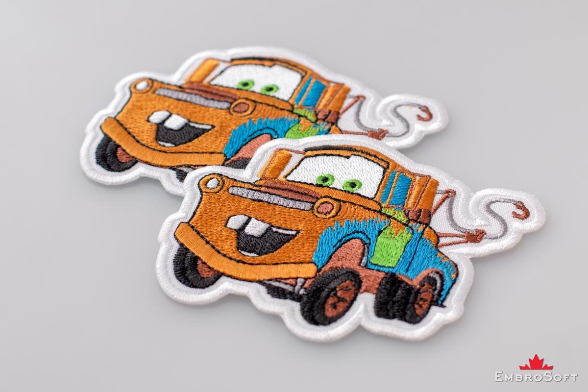 Cars Mater Cartoon Iron On Embroidered Patch 3.7
