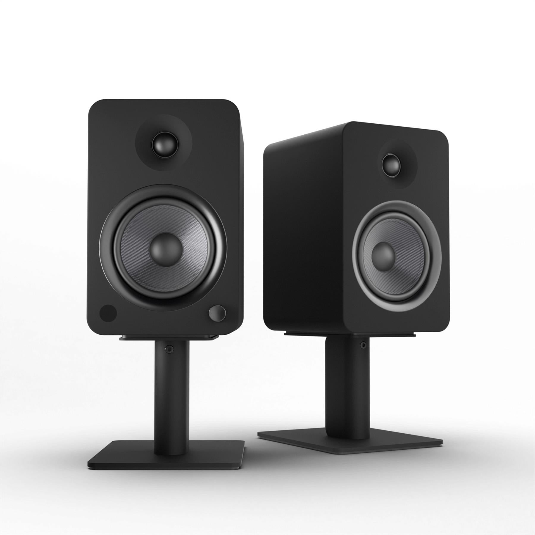 Kanto YU6 Powered Bluetooth Bookshelf Speakers with Phono Preamp - Premium Sound for Vinyl Records, Home Theater, Gaming & Music Streaming