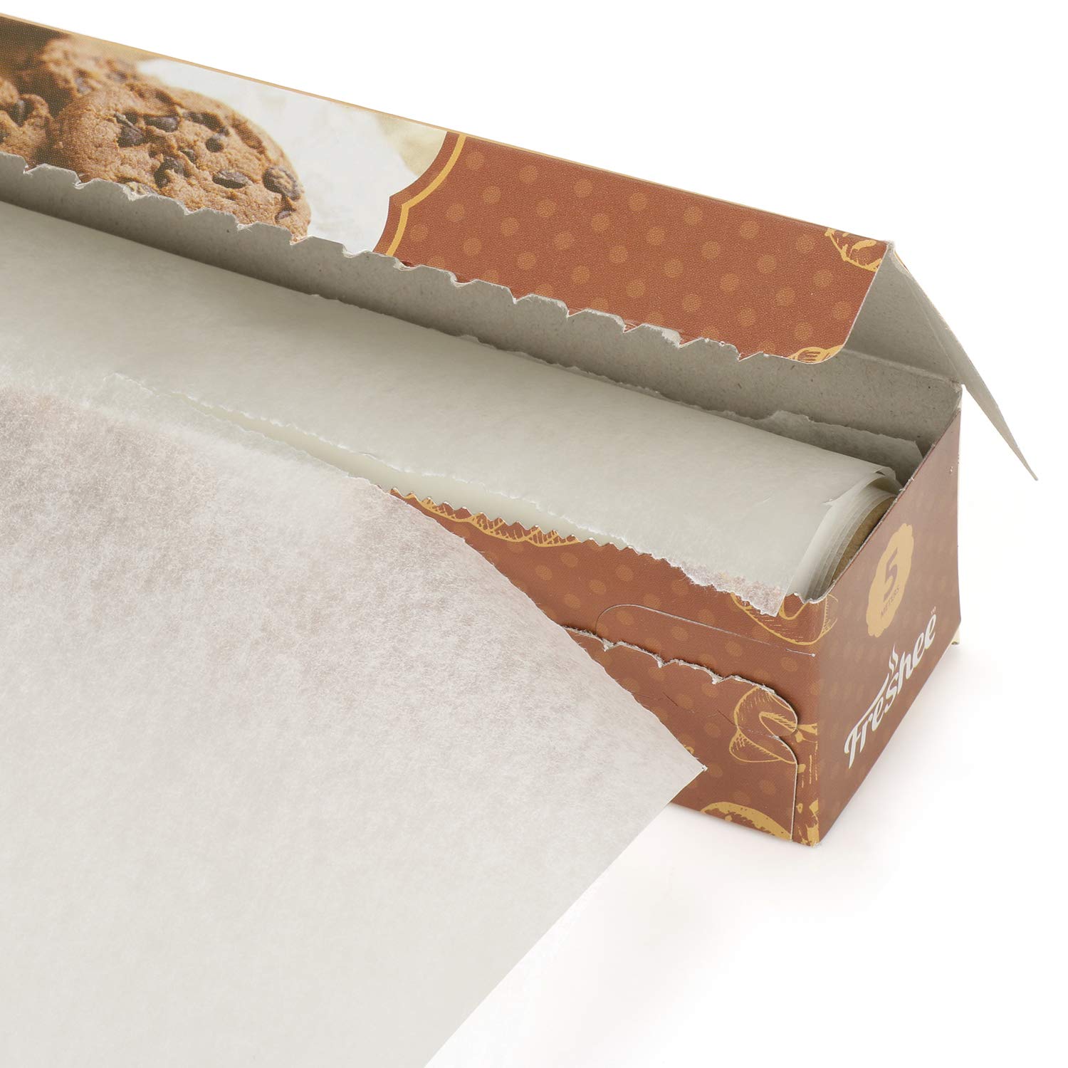 Freshee Parchment Paper Roll 5m x 300mm - Pack of 3, Non-Stick Baking Paper for Cooking, Grilling & Food Wrapping | Microwave & Oven Safe | Perfect for Baking, Roasting & Meal Prep