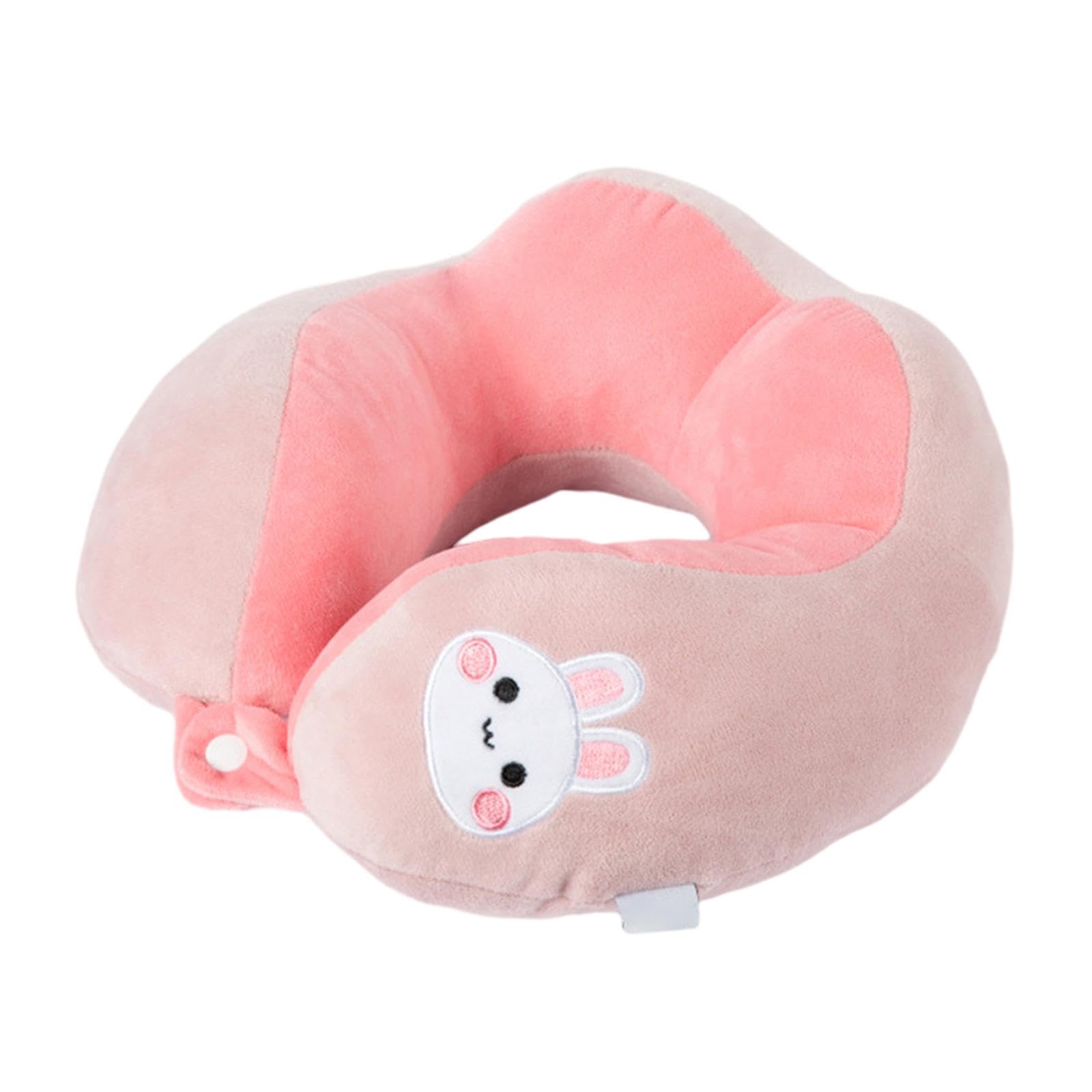 THE STYLE SUTRA® Travel Neck Pillow for Women & Men - Portable & Durable Memory Foam Support for Airplane, Car, Office - Soft Pink Travel Accessory | Perfect for Long Flights, Road Trips & Work Breaks