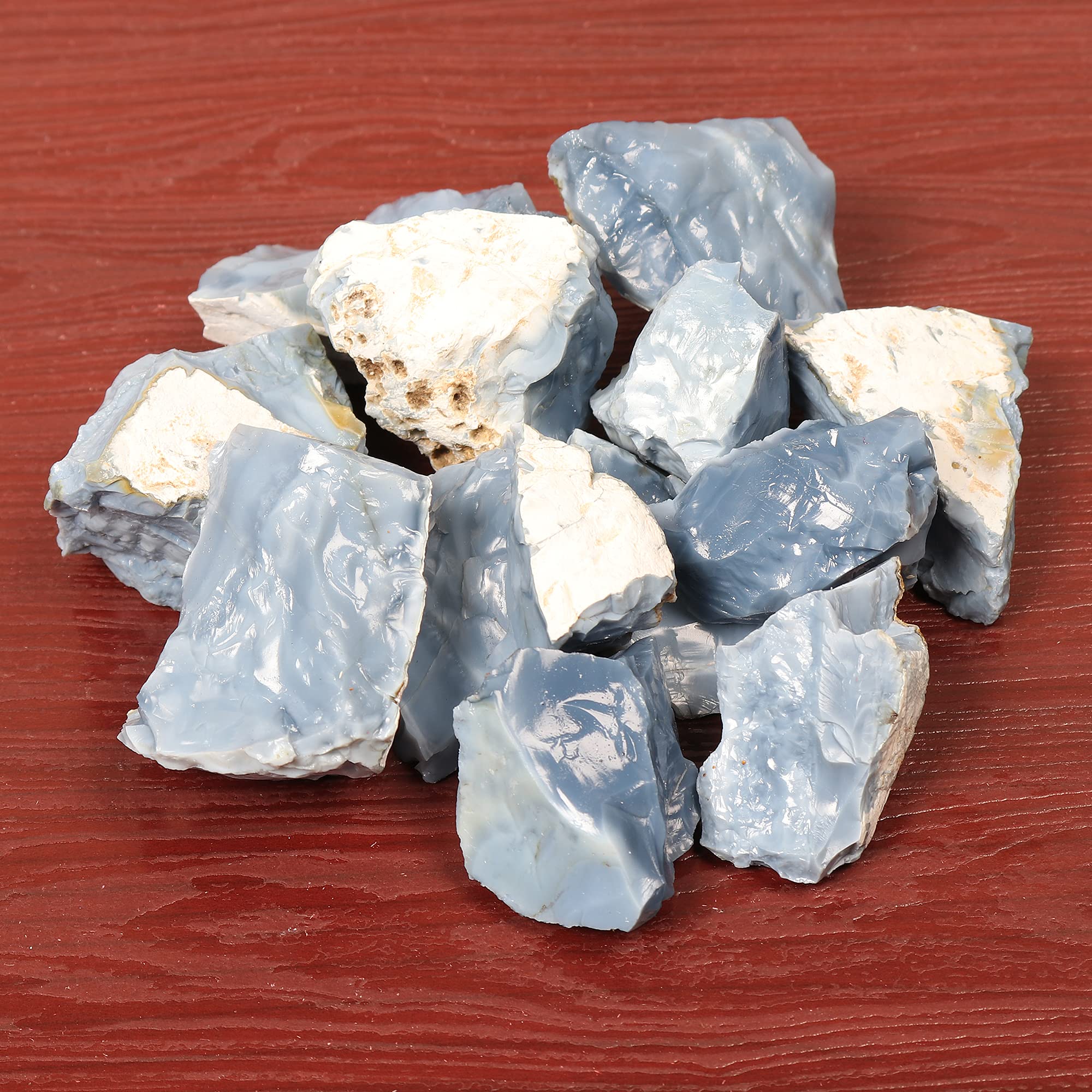 GEMHUB 1 lb Bulk Natural Raw Rough Crystal Stones for Cabbing, Cutting, Lapidary, Tumbling & Polishing - Perfect for Jewelry Making, Rock Collecting & DIY Craft Projects