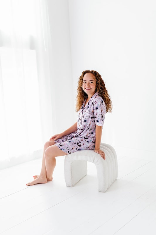 To The Stars Women's Sleep Shirt - Soft & Comfortable Nightwear for Lounge & Sleep - Perfect for Relaxing at Home or Overnight Travel
