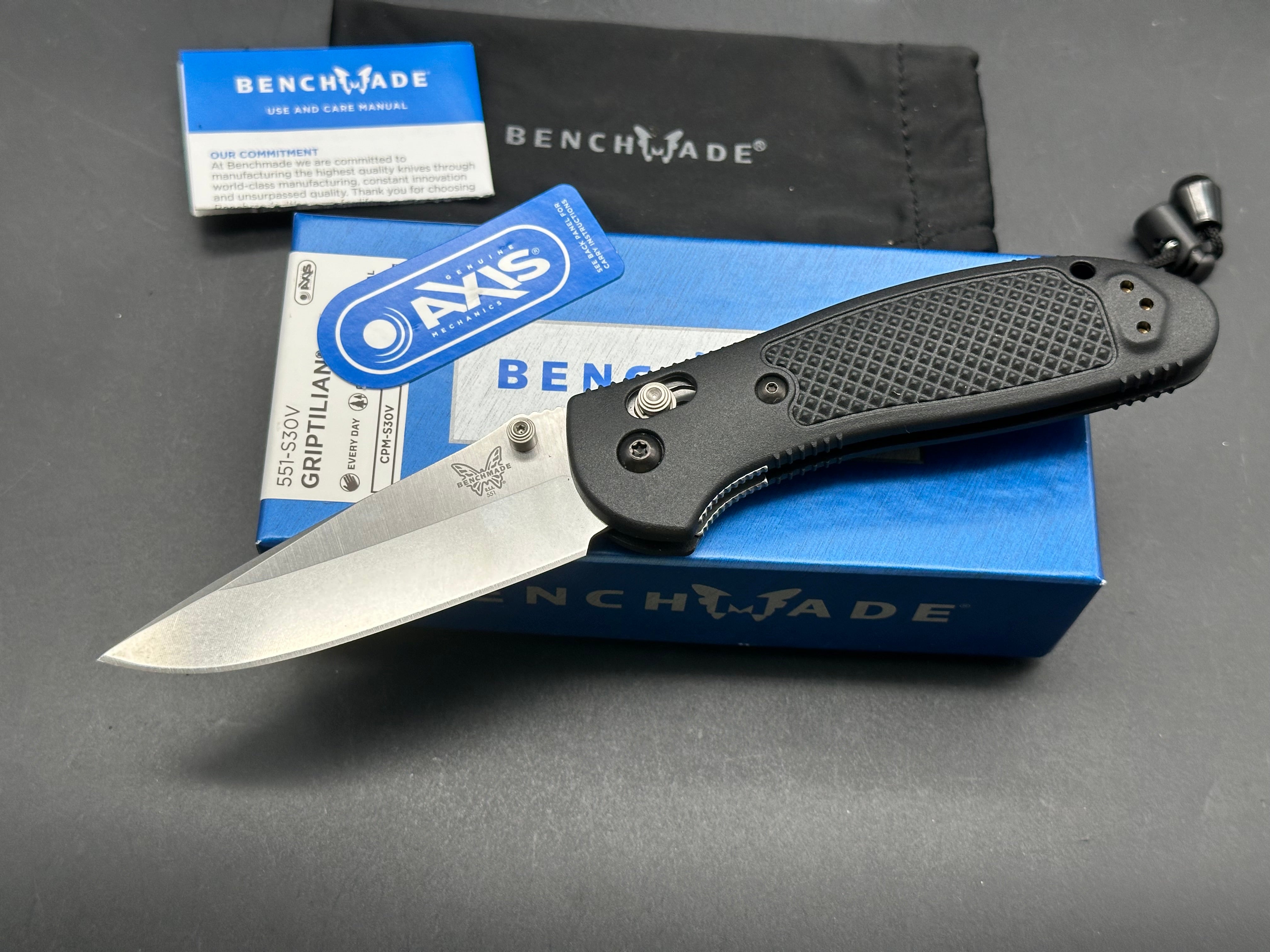 Benchmade Griptilian Folding Knife - 3.45
