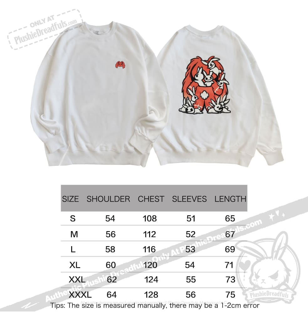 Plushie Dreadfuls Anxiety Sweater - Soft Comfort Hoodie for Stress Relief & Mental Health Awareness - Perfect for Therapy, Self-Care & Cozy Relaxation