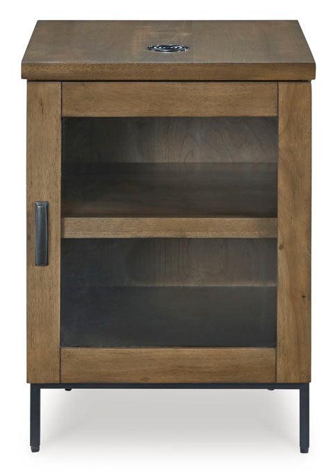 Torlanta Brown Chairside End Table T686 7 - Small Side Table for Living Room, Bedroom, Office - Perfect for Holding Lamps, Books & Drinks