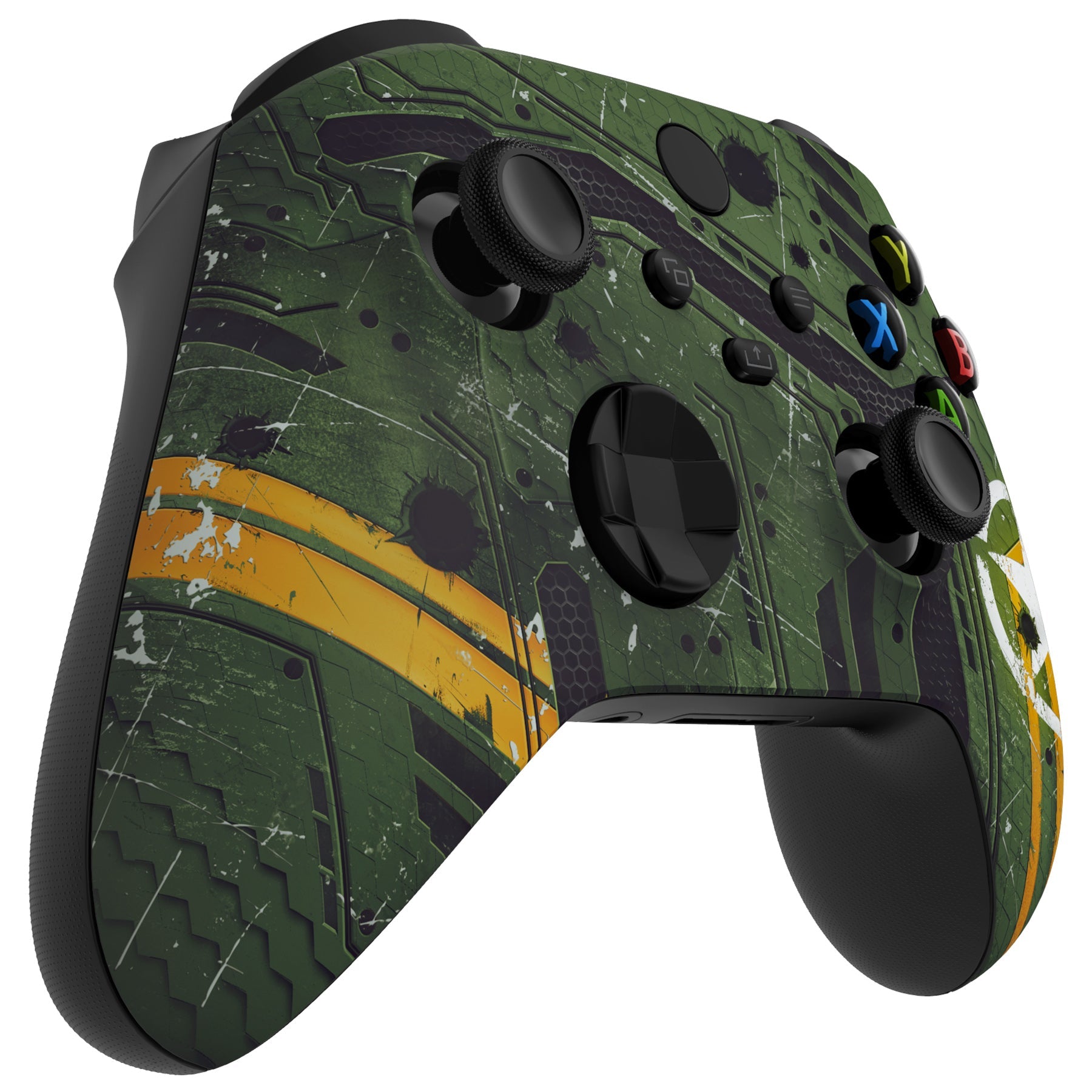 eXtremeRate Replacement Front Housing Shell for Xbox Series X & S Controller - Army Mecha Design | Custom Gaming Controller Cover | Perfect for Gaming Enthusiasts & Professional Gamers