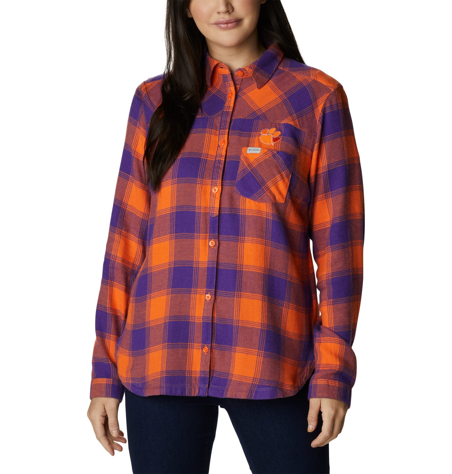 Columbia NCAA Women's Flare Gun T-Shirt - Comfortable Cotton Tee for College Sports Fans, Game Day Outfits & Casual Wear