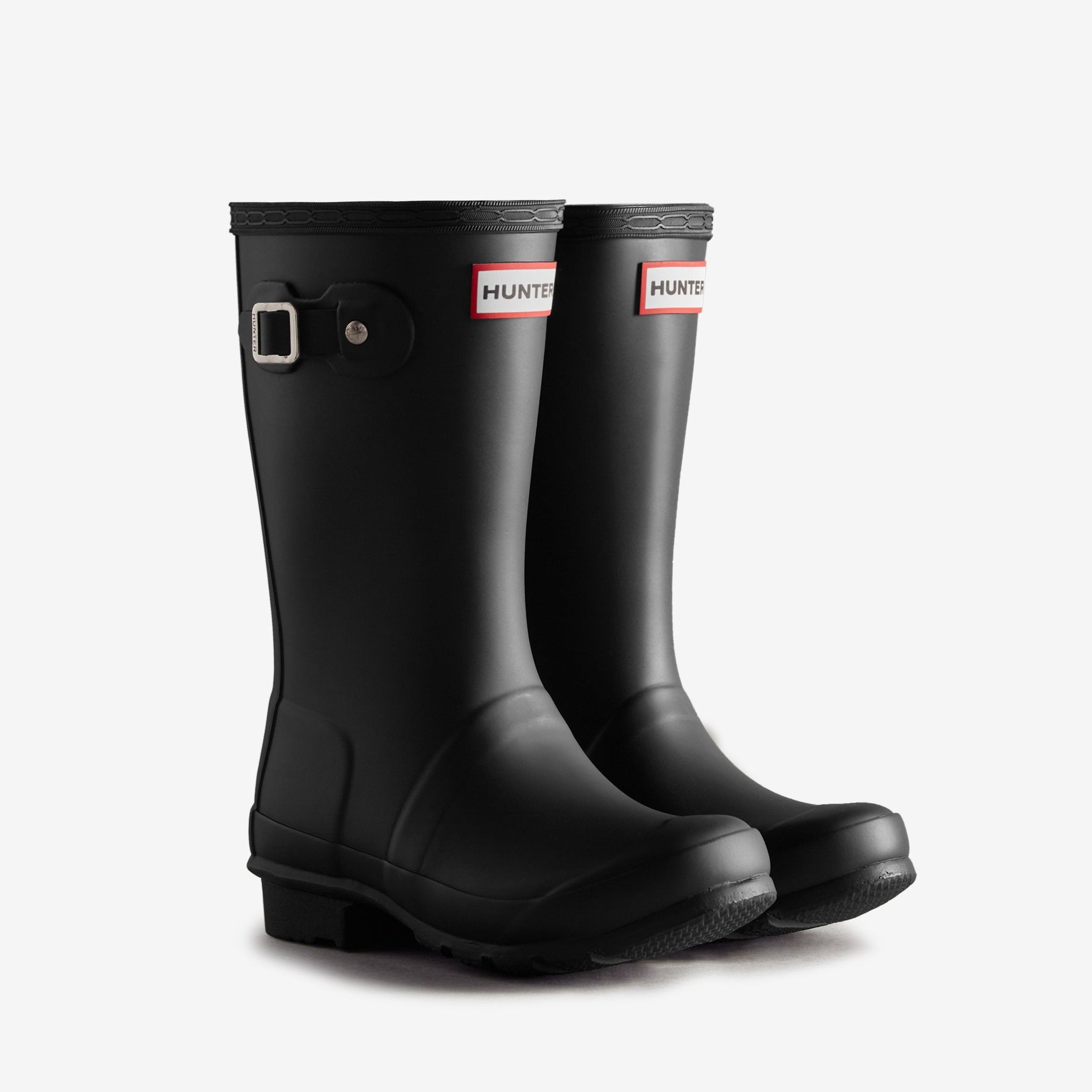 Hunter Original Kids Rain Boots - Waterproof Black Rubber Boots for Boys & Girls - Perfect for Puddles, Mud, and Outdoor Play
