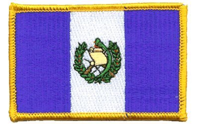 Guatemala Flag Iron-on Embroidered Patch - Guatemalan National Symbol Sew-on Applique for Jackets, Bags & Hats - DIY Clothing Decoration & Patriotic Gift Idea