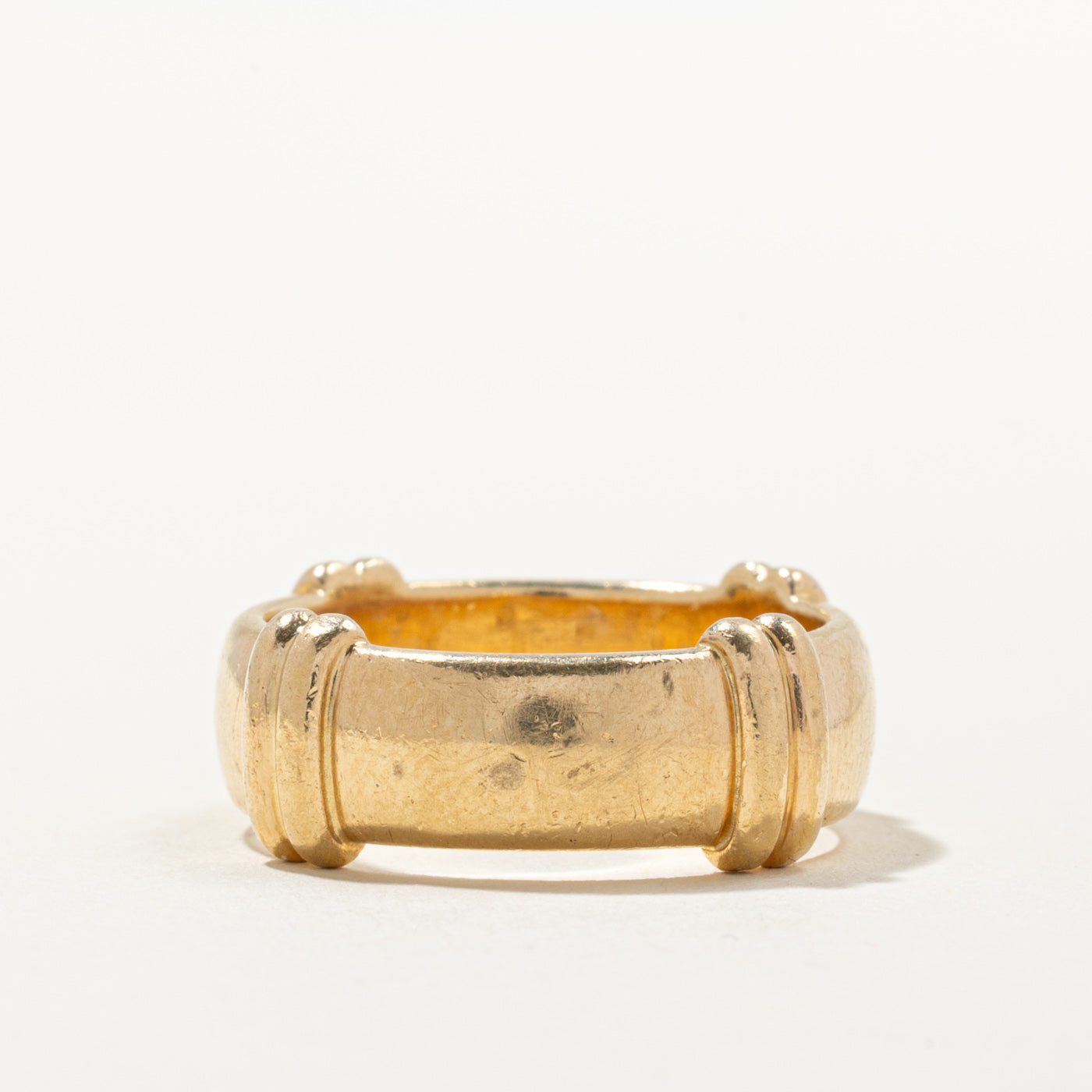 14K Yellow Gold Ring for Women - Size 9.5 - Elegant Wedding Band, Anniversary Gift, Everyday Jewelry for Special Occasions