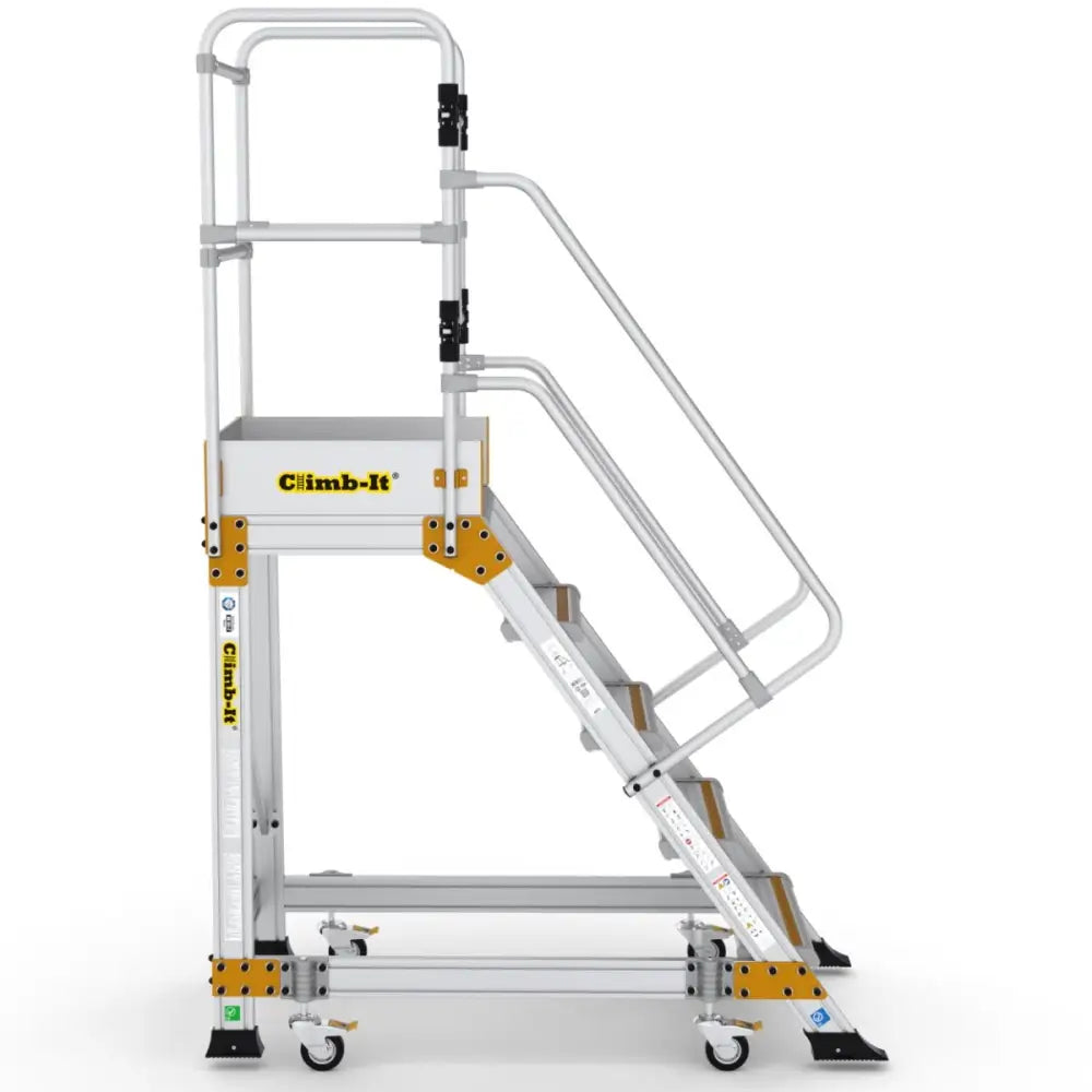 Climb It Weight Reactive Safety Steps - Non-Slip Ladder for Home & Construction Use | Heavy Duty Step Stool for Indoor & Outdoor Projects