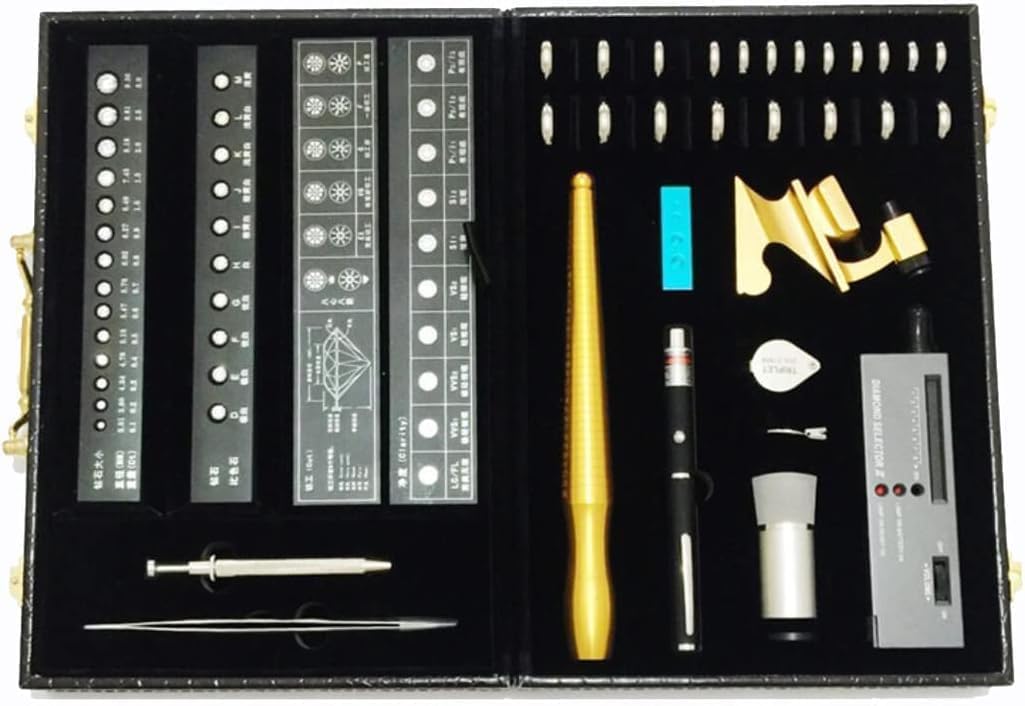 Professional Diamond Tester Pen - Portable Electronic Gemstone Jewelry Tester for Real/Fake Diamond Detection | Fast & Accurate Results | Perfect for Jewelers, Pawn Shops & Gemstone Enthusiasts