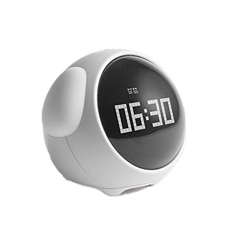 FAMKIT Smart Alarm Clock with Night Light for Kids & Toddlers - Bedroom Bedside Clock with Snooze Function, Sleep Training & Time Management for Children